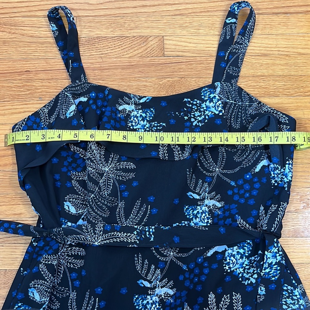 Navy Blue Banana Republic Floral Dress - Picture 7 of 10